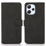 KHAZNEH For Xiaomi Redmi 12 4G Shockproof Phone Case Textured PU Leather Wallet Stand Cover
