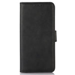 PU Leather Phone Case for Xiaomi Redmi 12 4G , Cowhide Texture Wallet Cover with Stand