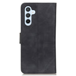 KHAZNEH For Samsung Galaxy S23 FE Phone Shell Vintage Texture PU Leather Phone Case Anti-Scratch Flip Stand Wallet Shell