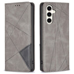 For Samsung Galaxy S23 FE Imprinted Line Cell Phone Case Card Holder Leather Stand Cover
