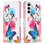 For Samsung Galaxy S23 FE Phone Case PU Leather Pattern Printing Wallet Stand Feature Cover