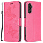 Til Samsung Galaxy A25 5G (Global) (161,0 x 76,5 x 8,3 mm) Stand Wallet Lædertelefoncover med Rem