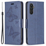 Til Samsung Galaxy A25 5G (Global) (161,0 x 76,5 x 8,3 mm) Stand Wallet Lædertelefoncover med Rem