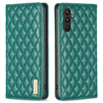 BINFEN COLOR BF Style-16 til Samsung Galaxy A25 5G (Global) (161,0 x 76,5 x 8,3 mm), støvtæt sammenklappeligt PU-lædercover med stativ, kortplads og mobilcover