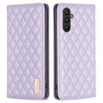 BINFEN COLOR BF Style-16 til Samsung Galaxy A25 5G (Global) (161,0 x 76,5 x 8,3 mm), støvtæt sammenklappeligt PU-lædercover med stativ, kortplads og mobilcover