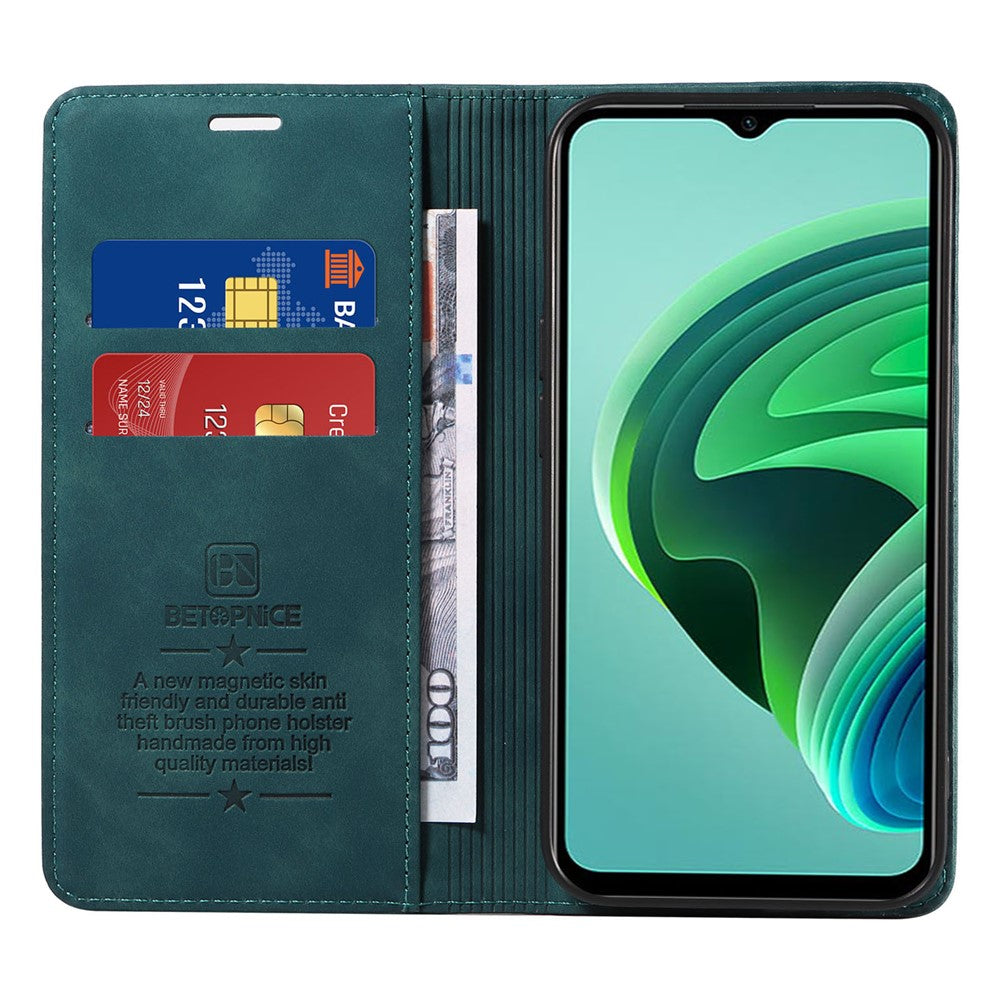 BETOPNICE 003 For Xiaomi Redmi 10 5G / Note 11E 5G / 10 Prime+ 5G / 11 Prime 5G Phone Flip Case Stand Leather RFID Blocking Wallet Cover