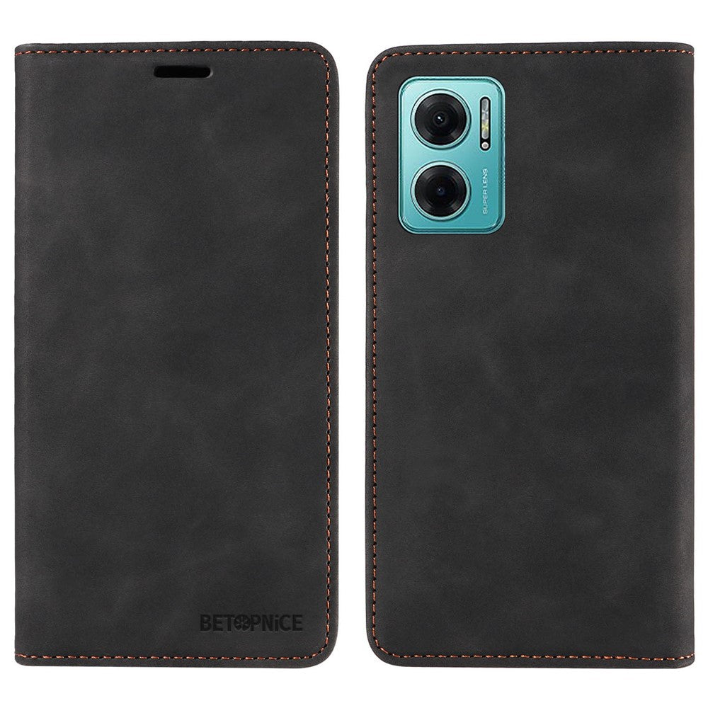 BETOPNICE 003 For Xiaomi Redmi 10 5G / Note 11E 5G / 10 Prime+ 5G / 11 Prime 5G Phone Flip Case Stand Leather RFID Blocking Wallet Cover