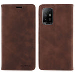 BETOPNICE 003 För Oppo A94 5G / Reno5 Z / F19 Pro+ 5G / A95 5G / Reno6 Z Flip Stand Lädermobilskal RFID-blockerande plånboksfodral