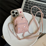 For iPhone 12 Pro Max 6.7 inch PU Leather Mini Schoolbag TPU Phone Case Anti-drop Cover with Shoulder Strap
