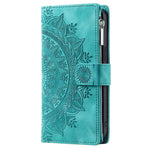 For Samsung Galaxy A25 5G (Global) (161.0 x 76.5 x 8.3mm) Wallet Zipper Leather Stand Flip Cover with Strap