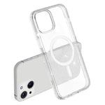Glitter Magnetic Case for iPhone 15 Compatible with MagSafe, Hard PC + Soft TPU Phone Cover