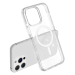 Glitter Magnetic Case for iPhone 15 Pro Max , Hard PC + Soft TPU Compatible with MagSafe Phone Cover