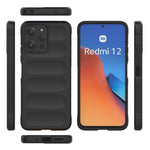 TPU-mobilskal för Xiaomi Redmi 12 4G, robust baksida som är fallsäkert