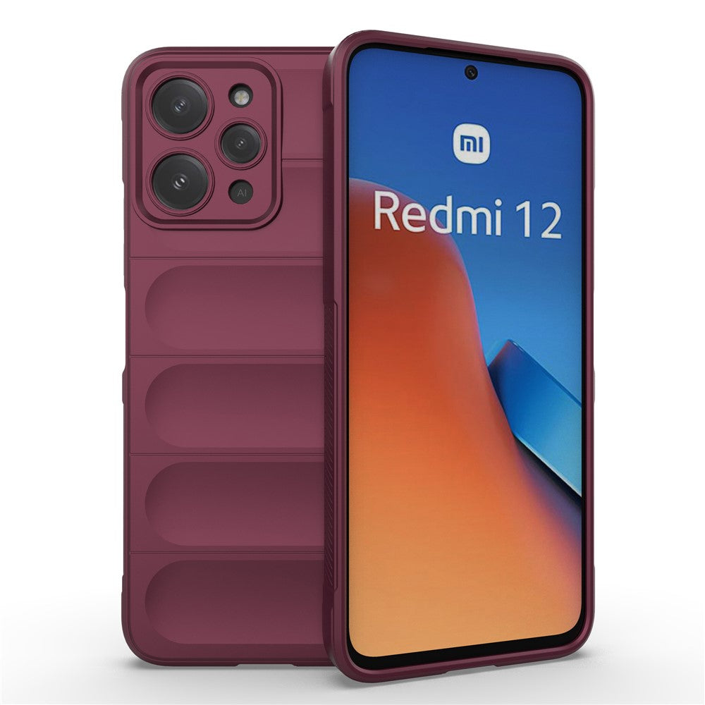 TPU-mobilskal för Xiaomi Redmi 12 4G, robust baksida som är fallsäkert