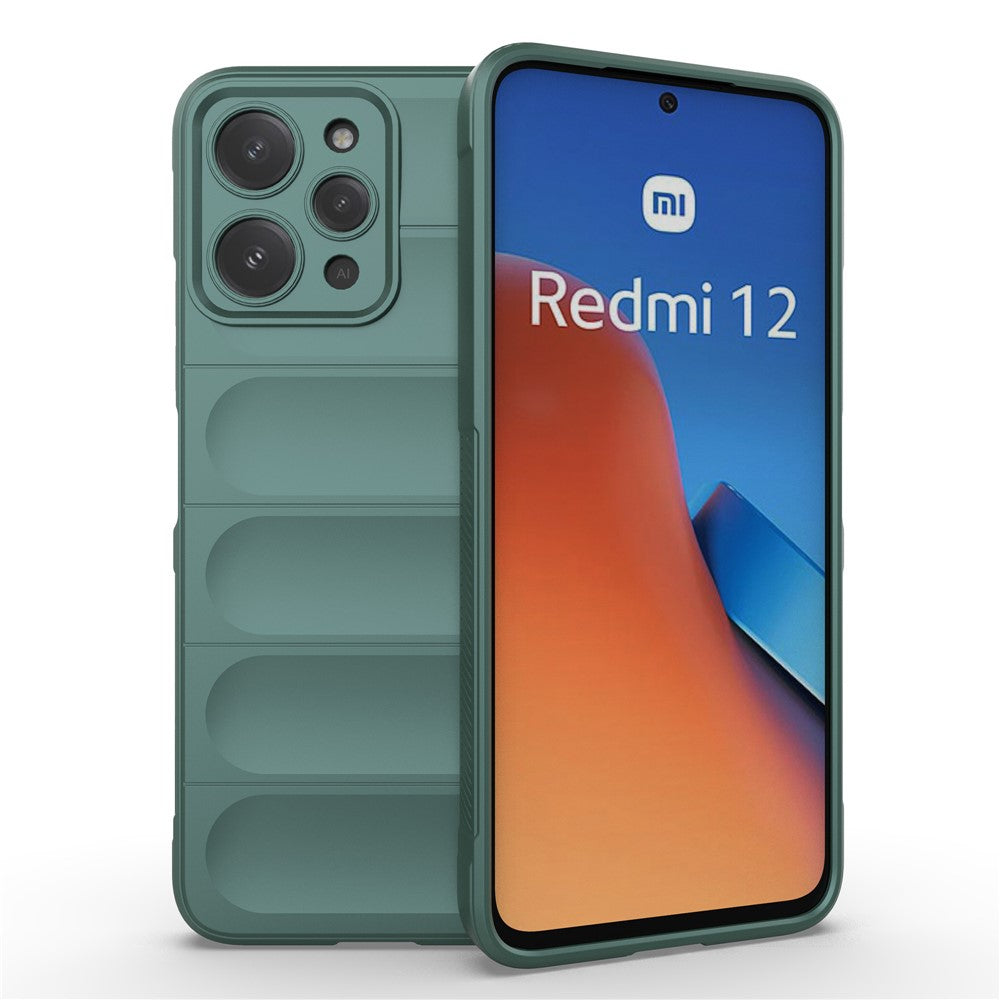 TPU-mobilskal för Xiaomi Redmi 12 4G, robust baksida som är fallsäkert