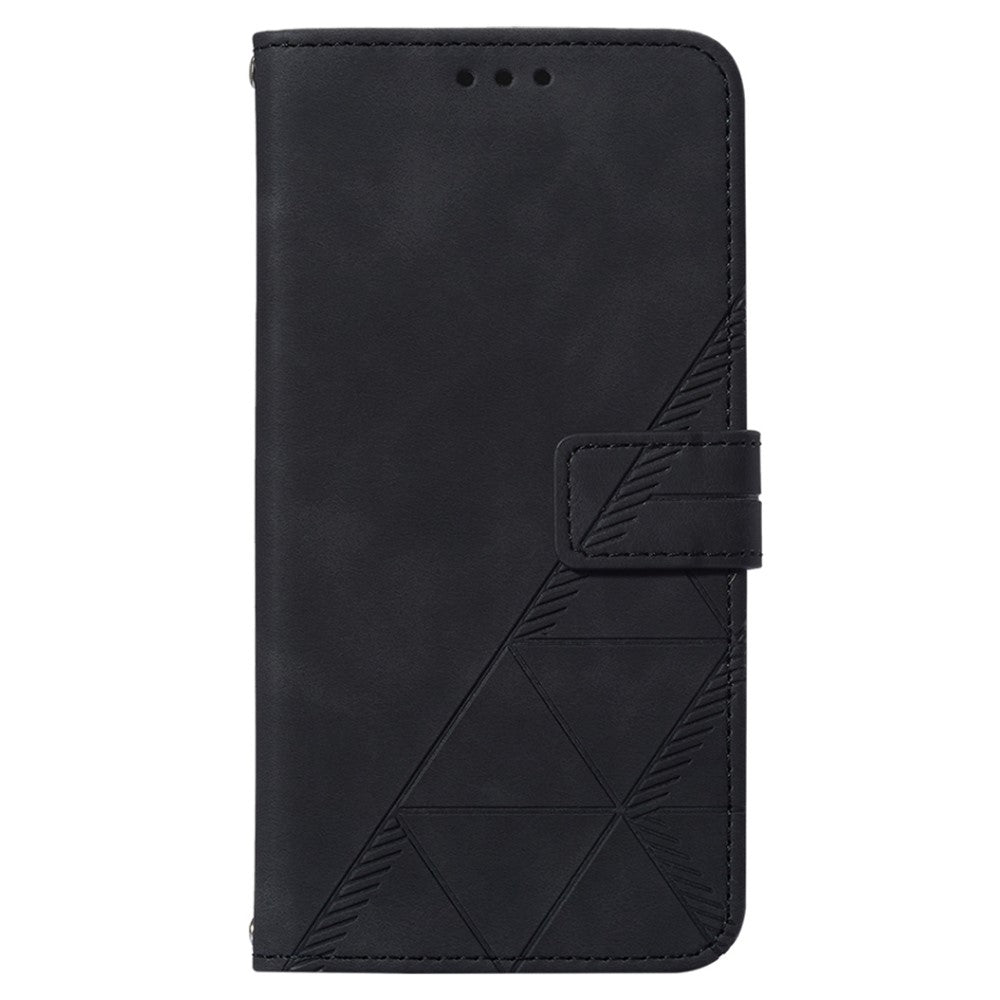 For Samsung Galaxy S23 FE Leather Case with Shoulder Strap Wallet Stand Phone Cover