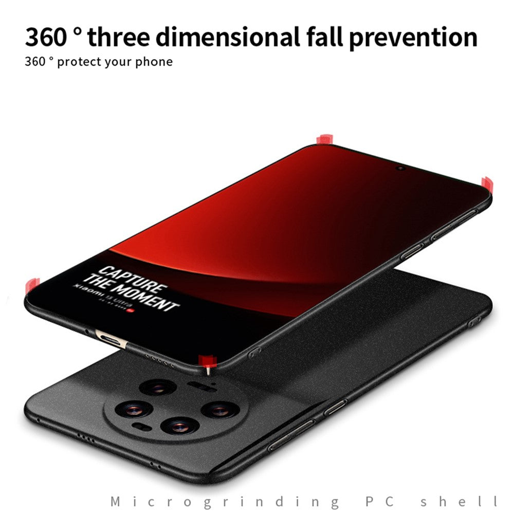 MOFI Shield Matte Series för Xiaomi 13 Ultra mobilskal ultratunt frostat skinn reptåligt hårt PC-skal