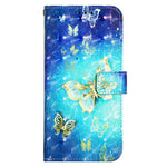 For Samsung Galaxy A24 4G (162.1mm) Leather Case 3D Pattern Printing Wallet Stand Mobile Cover with Strap