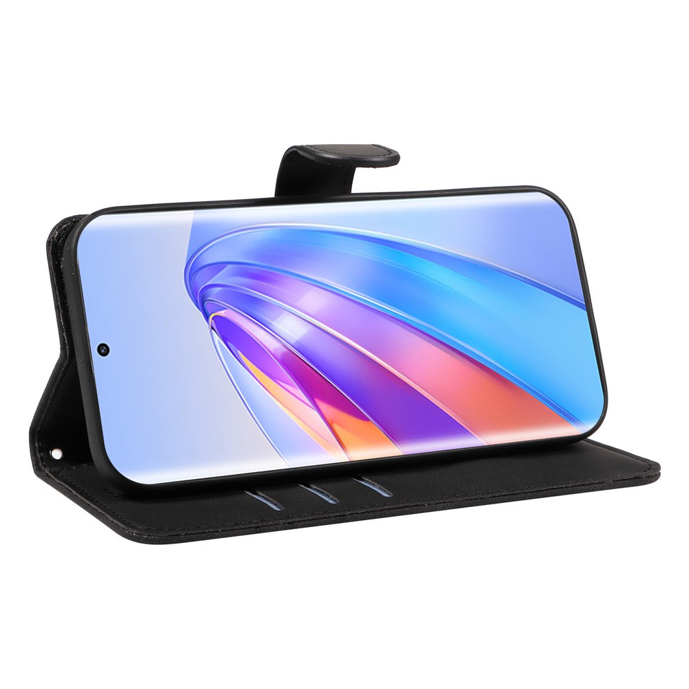 Phone Cover for Honor X40 5G / X9a 5G / Magic5 Lite 5G , Stand Leather Phone Cover Imprinted Wallet Shell