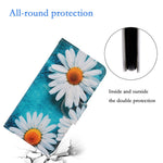 Pattern Printing PU Leather Cover for Samsung Galaxy S23 FE Cross Texture Wallet Phone Case with Strap