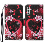 Pattern Printing PU Leather Cover for Samsung Galaxy S23 FE Cross Texture Wallet Phone Case with Strap