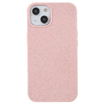 For iPhone 15 Starry Sky Series Matte Biodegradable Case Wheat Straw+TPU Hybrid Phone Cover