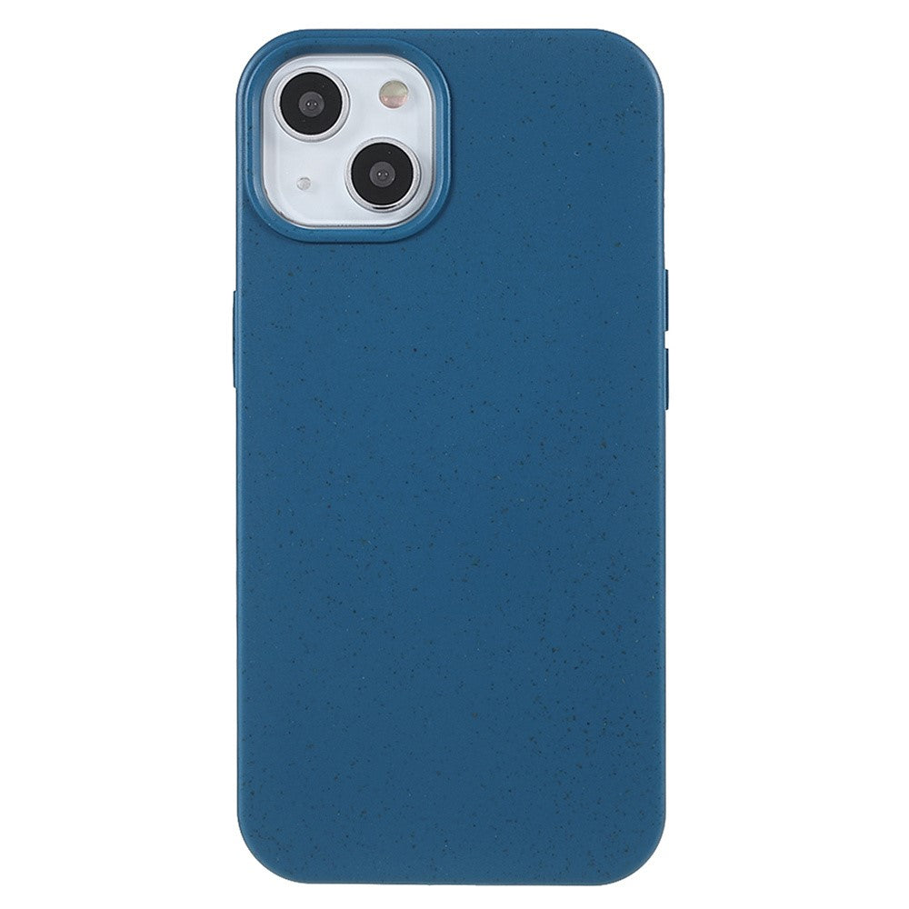 For iPhone 15 Starry Sky Series Matte Biodegradable Case Wheat Straw+TPU Hybrid Phone Cover