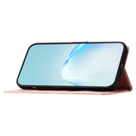 For Xiaomi 12 Lite 5G Wallet Phone Case Viewing Stand Silk Texture Leather Cover with Wrist Strap