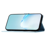 Flip Case for iPhone 13 mini 5.4 inch Silk Texture PU Leather Phone Cover Wallet Stand with Wrist Strap