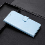 Flip Case for iPhone 13 mini 5.4 inch Silk Texture PU Leather Phone Cover Wallet Stand with Wrist Strap