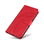 For Samsung Galaxy A13 4G / 5G Wallet Phone Cover PU Leather Imprinted Line Case with Stand