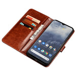 IDEWEI Pung Telefoncover til Asus Zenfone 10 5G Crazy Horse Tekstur Anti-fald Læder Flip Cover