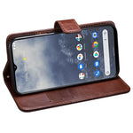 IDEWEI Pung Telefoncover til Asus Zenfone 10 5G Crazy Horse Tekstur Anti-fald Læder Flip Cover