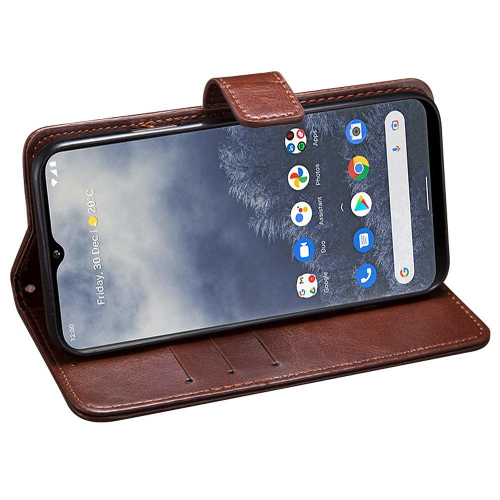IDEWEI Pung Telefoncover til Asus Zenfone 10 5G Crazy Horse Tekstur Anti-fald Læder Flip Cover