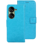 IDEWEI Pung Telefoncover til Asus Zenfone 10 5G Crazy Horse Tekstur Anti-fald Læder Flip Cover