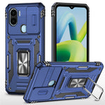 Armor Series For Xiaomi Poco C50 4G / Redmi A1+ 4G / A2+ 4G Slide Lens Lid Kickstand Cover PC+TPU Phone Case