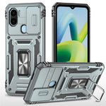 Armor Series For Xiaomi Poco C50 4G / Redmi A1+ 4G / A2+ 4G Slide Lens Lid Kickstand Cover PC+TPU Phone Case