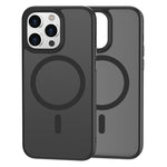 Magnetic Case for iPhone 15 Pro Compatible with MagSafe Skin-touch PC+TPU Matte Phone Cover