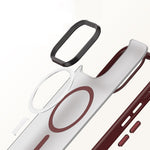 Magnetic Case for iPhone 15 Pro Compatible with MagSafe Skin-touch PC+TPU Matte Phone Cover
