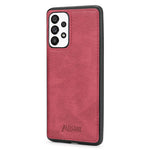 MEGSHI 017-serien til Samsung Galaxy A23 5G (global version) / A23 4G, aftageligt magnetisk etui med lynlås, tegnebog i PU-læder