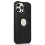 Anti-Drop Phone Case for iPhone 12 Pro 6.1 inch Logo View Soft TPU+PU Phone Cover