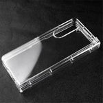 For Samsung Galaxy Z Fold5 5G Transparent PC Phone Case 3-Piece Design Phone Cover