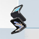 ABEEL Shockproof Case for Samsung Galaxy Z Flip5 5G Anti-Drop Slim Textured PU+PC Phone Cover