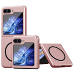 Til Samsung Galaxy Z Flip5 5G Magnetisk Etui Hudvenlig Gummibelagt PC Telefoncover