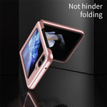 Til Samsung Galaxy Z Flip5 5G Magnetisk Etui Hudvenlig Gummibelagt PC Telefoncover