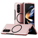 Til Samsung Galaxy Z Fold5 5G magnetisk telefoncover magnetisk cover hud-touch PC Anti-ridse-cover