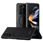Til Samsung Galaxy Z Fold5 5G magnetisk telefoncover magnetisk cover hud-touch PC Anti-ridse-cover