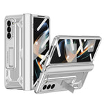 Samsung Galaxy Z Fold5 5G-beskyttelsesskal i hård PC med magnetisk stativ og hærdet glasfilm