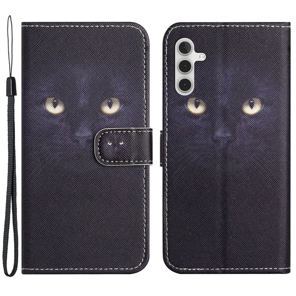 For Samsung Galaxy A25 5G (Global) (161.0 x 76.5 x 8.3mm) 3D Pattern Printing Phone Case PU Leather Wallet Stand Cover