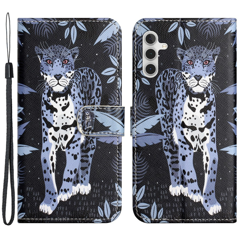 For Samsung Galaxy A25 5G (Global) (161.0 x 76.5 x 8.3mm) 3D Pattern Printing Phone Case PU Leather Wallet Stand Cover